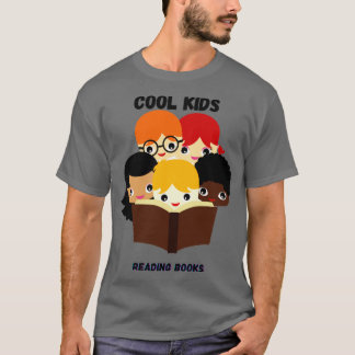 Cool kids reading books T-Shirt