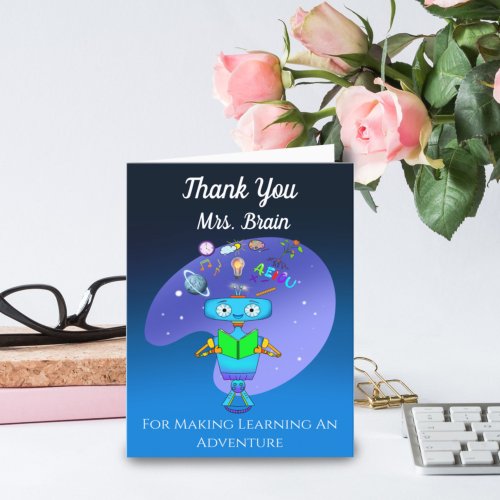 Cool Kids Robot Learning From Reading Thank You 