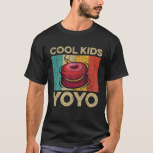 Cool Kids Yoyo Funny Vintage Yoyo Lovers Kids Boys T-Shirt
