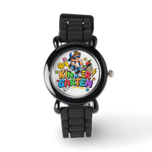 Cool Kindergarten Boy First Day of School Shirt Watch