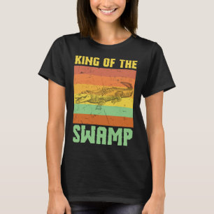 Cool King Of The Swamps Crocodile Swamp T-Shirt