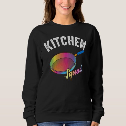 Cool Kitchen Squad   Pansexual Color Pan Cuisine   Sweatshirt