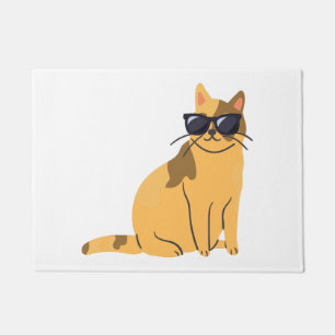 Cool Kitties With Sunglasses - Cat And Lovers Doormat