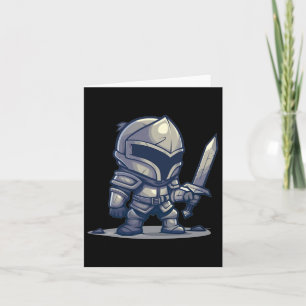 Cool Knight Suit Of Armor Outfit For Medieval Boys Card