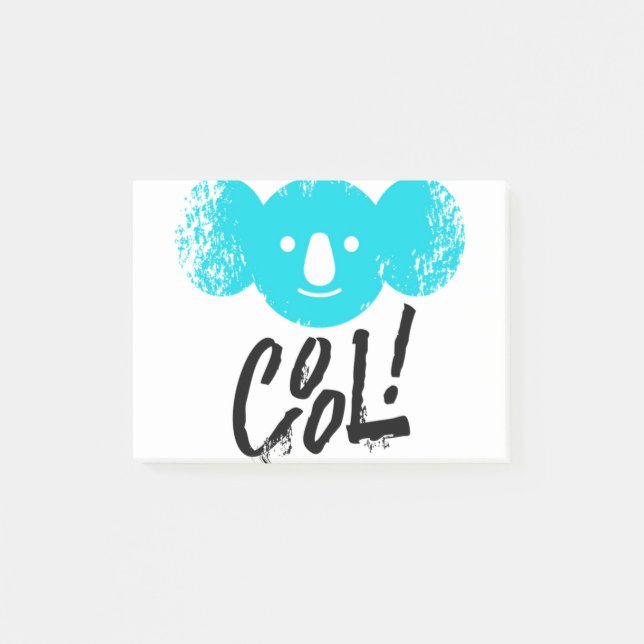 Cool Koala Support Australia Wildlife Australia Post-it Notes (Front)