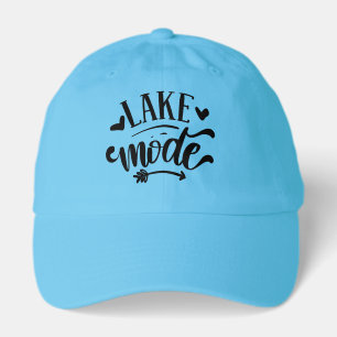 Cool lake mode word art hat