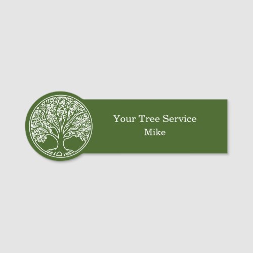 Cool Landscaping or Tree Service Staff Name Tags