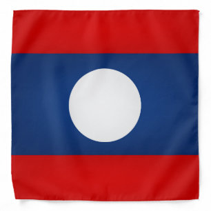 Cool Laos Flag Fashion Bandana