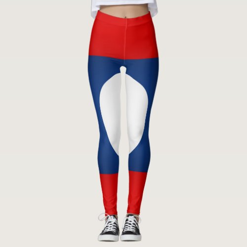 Cool Laos Flag Fashion Leggings