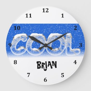 Cool Large Clock by CreativeMastermind at Zazzle