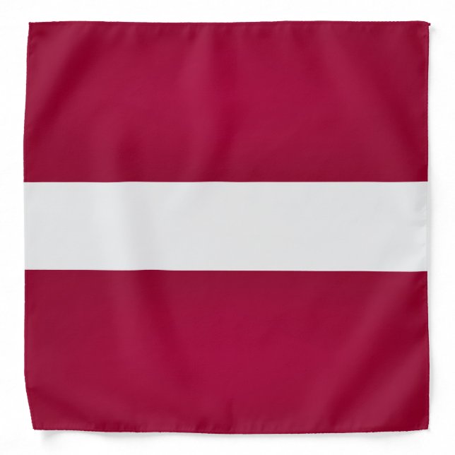 Cool Latvia Flag Fashion Bandana (Front)