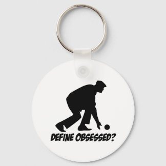 Cool Lawn Bowl Lovers Designs Keychain