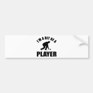 Cool Lawn bowling design Bumper Sticker