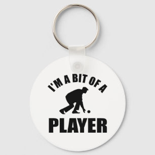 Cool Lawn bowling design Keychain