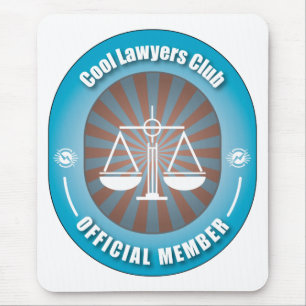 Cool Lawyers Club Mouse Pad