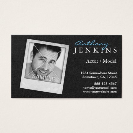 Actors Business Cards Galore Horizontal Actor Business Cards