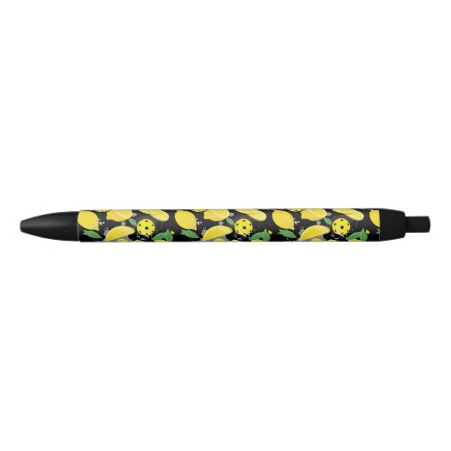 cool   lemon pickleball  black ink pen