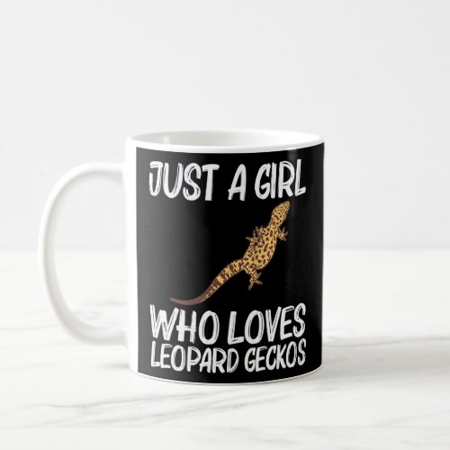 Cool Leopard Gecko For Girls Kid Tiny Dinosaur Liz Coffee Mug