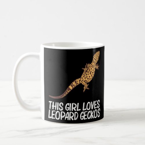 Cool Leopard Gecko For Girls Kid Tiny Dinosaur Liz Coffee Mug