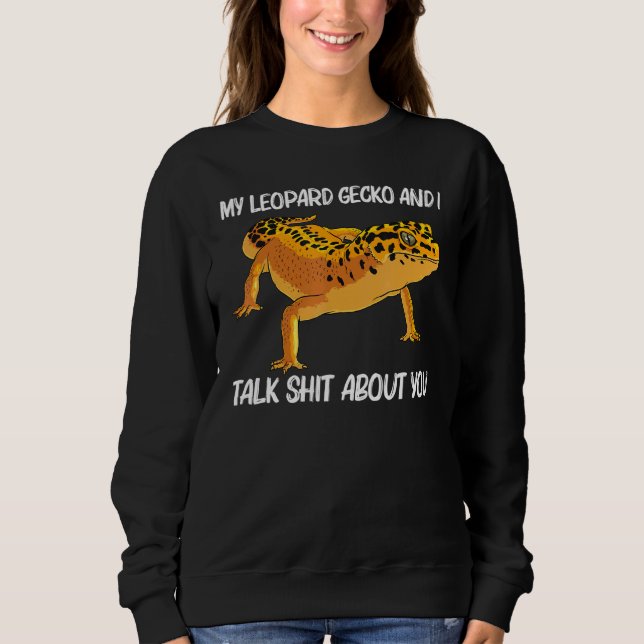 Cool Leopard Gecko For Men Women Panther Gecko 4 Sweatshirt (Front)