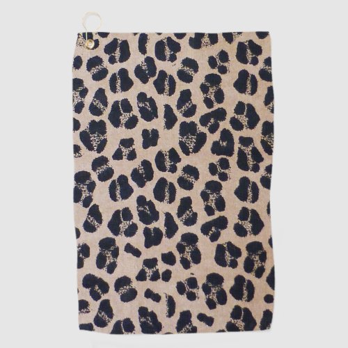 Cool Leopard Pattern Golf Towel
