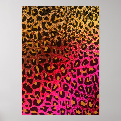 Cool Leopard print skin bright rough background