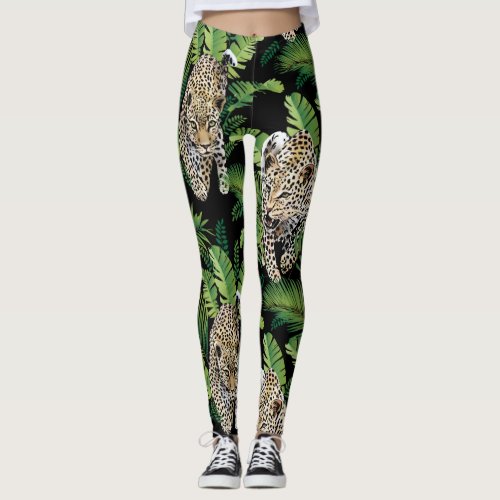 Cool Leopards Pattern leggings