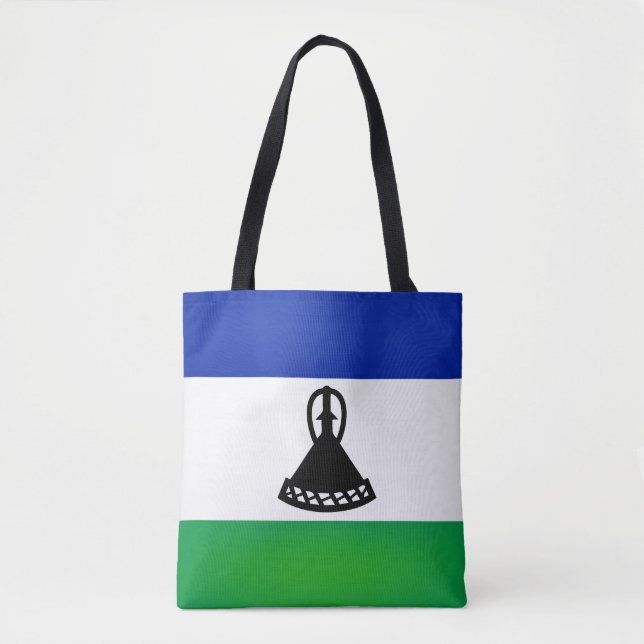 Cool Lesotho Flag Fashion Tote Bag (Front)