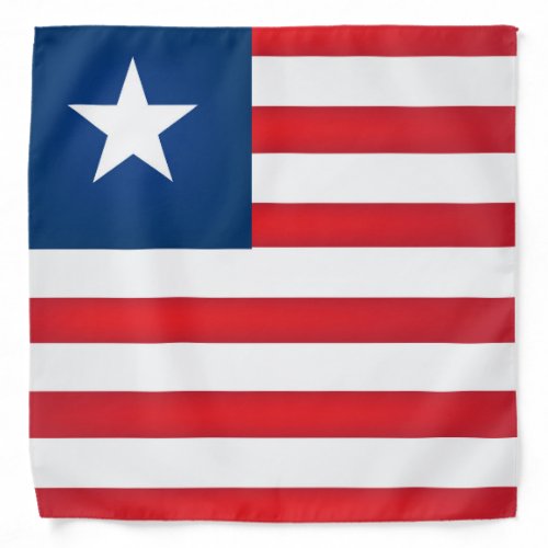 Cool Liberian Flag Fashion Bandana