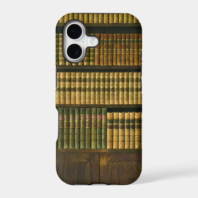 Cool librarian gift iphone case (Back)