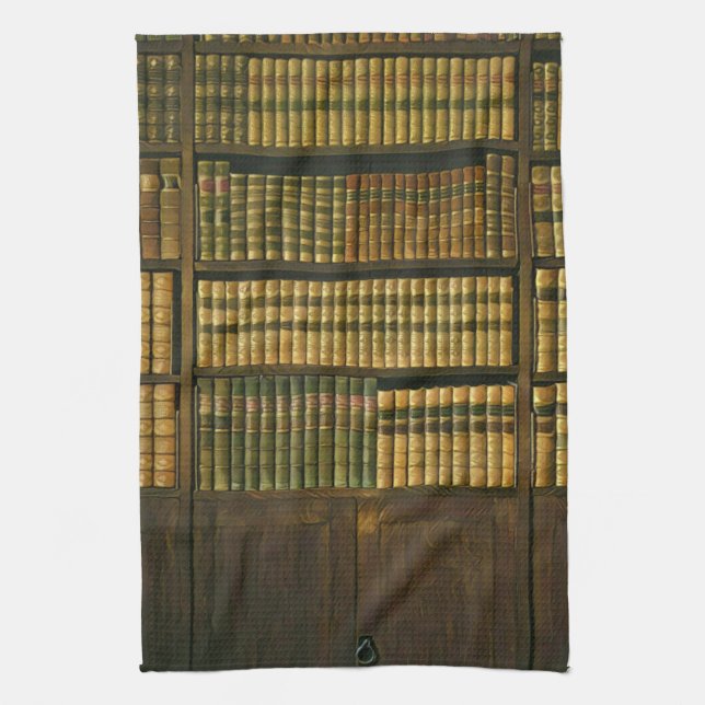 Cool librarian gift kitchen towel (Vertical)