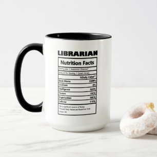 cool Librarian work facts  Mug