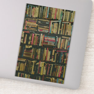Cool library lover gift sticker
