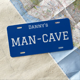 Cool! License Custom Man Cave - Add your Text Plate