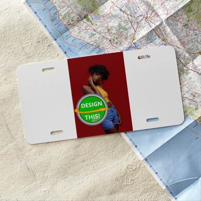 COOL! License Plate - Aluminum - Custom (In Situ)