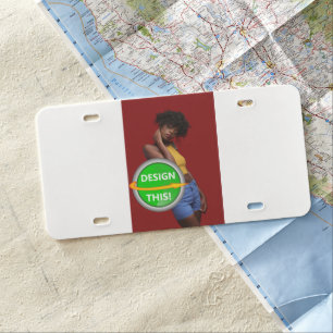 COOL! License Plate - Plastic - Custom