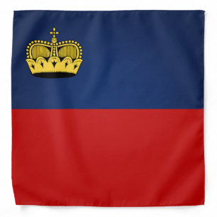 Cool Liechtenstein Flag Fashion Bandana