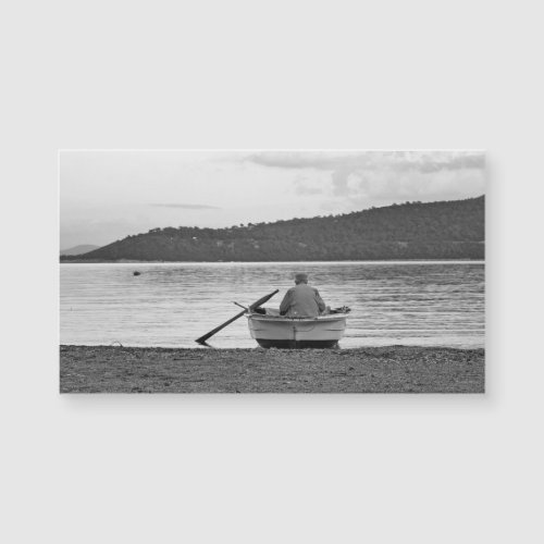 Cool lifestyle cultural photo of Aegean fisherman