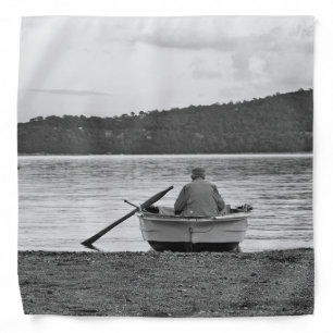 Cool lifestyle cultural photo of Aegean fisherman Bandana