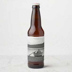 Cool lifestyle cultural photo of Aegean fisherman Beer Bottle Label