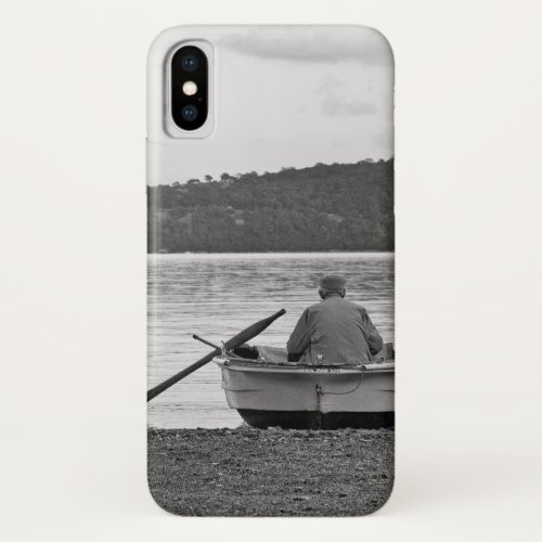 Cool lifestyle cultural photo of Aegean fisherman iPhone XS Case