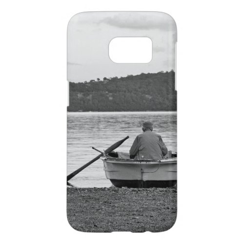 Cool lifestyle cultural photo of Aegean fisherman Samsung Galaxy S7 Case