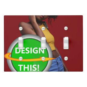 COOL! Lightswitch Cover - Triple Toggle - Custom