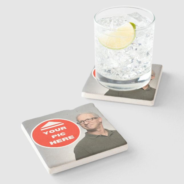 Cool! Limestone Coaster - Personalized (Side)