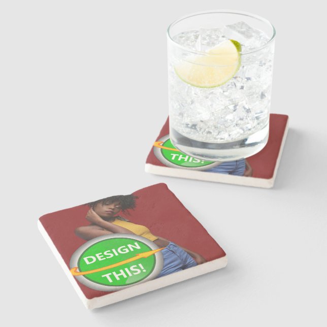 COOL! Limestone Coasters - Custom (Side)