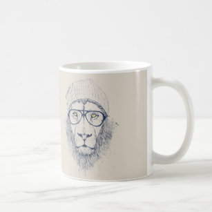 Cool lion coffee mug