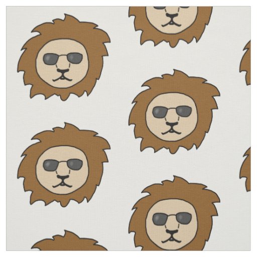 Cool Lion Fabric