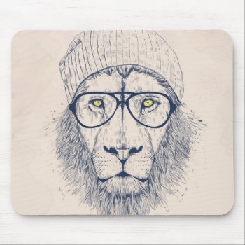Cool Lion Mouse Pad by bsolti at Zazzle
