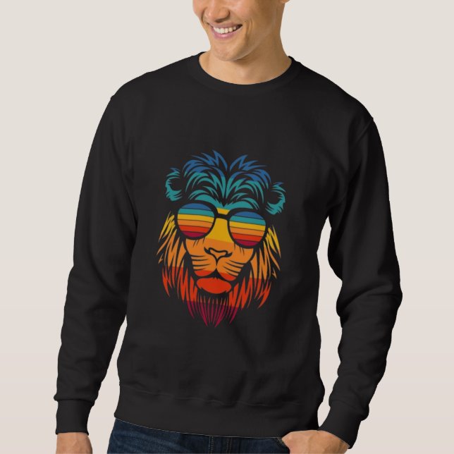Cool Lion  Sweatshirt (Front)