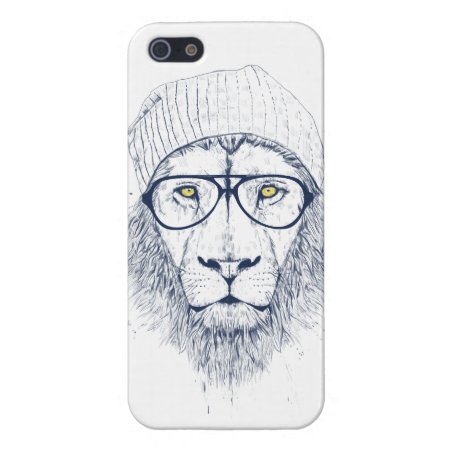 Cool Lion (white) Iphone Se/5/5s Cover